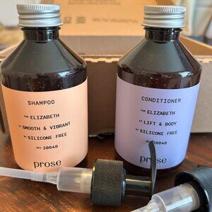 New in box PROSE Shampoo, Conditioner, Pumps